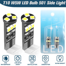 2x T10 501 W5W ERROR FREE