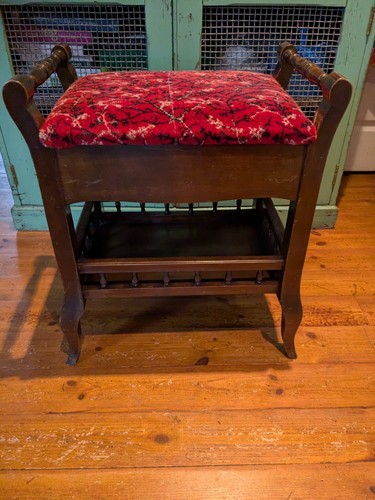 Vintage piano stool - piano,