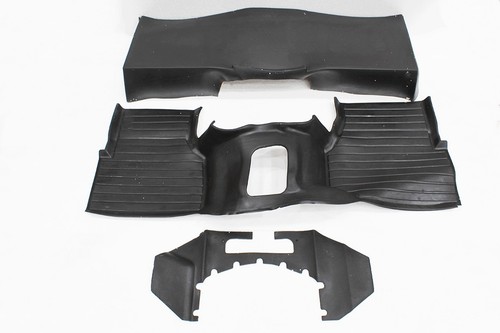 Front black acoustic mat set - black,