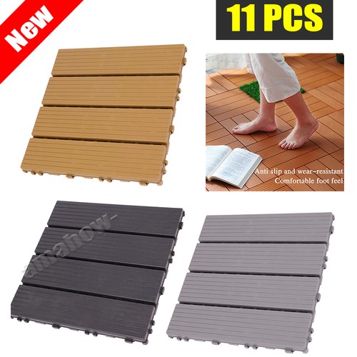 11pcs decking tiles garden - decking,