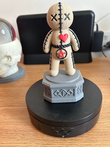 Printed witches poppet - 3d,