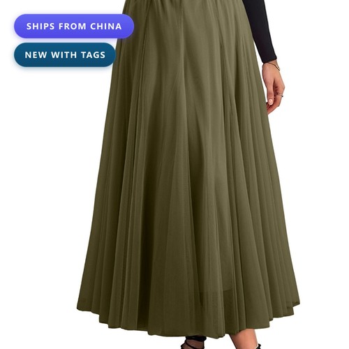 Women tulle mesh line midi - mesh,