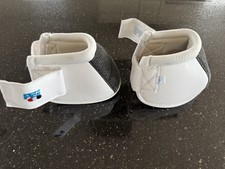 Premier Equine White No Turn Overreach Boots, Size Medium Great Condition