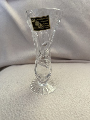 Vintage cut crystal bud vase - vintage,