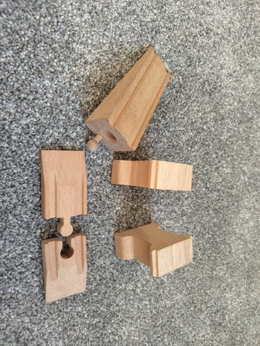 Wooden train set - train, extras