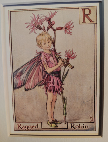 Vintage flower fairies print - fairies, &