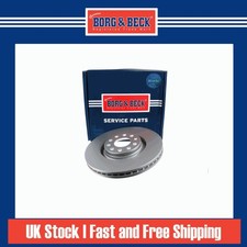 2x Brake Discs Vented For Audi A6 C5 2.7 T Quattro Borg & Beck Front 8D0615301K