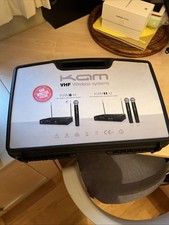 1 Kam KWM11 VHF Handheld Wireless Microphone System. KWM6 Kit. 1 Mic.