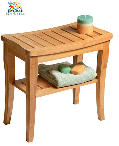 Natural bamboo wood bathroom - natural,