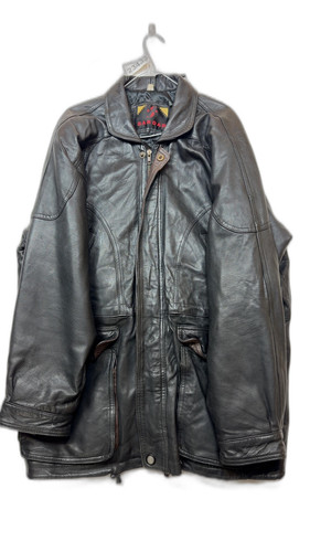 Sardar black leather bomber - sardar,