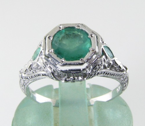 9ct white gold colombian - gold,