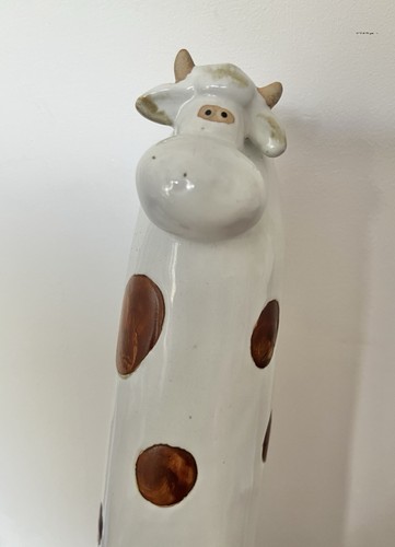 Large quirky ceramic - ceramic, cow