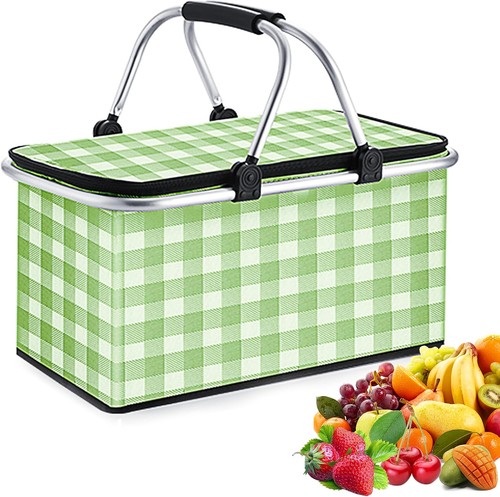 Insulated picnic basket - insulated,