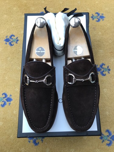 Gucci loafers shoes - loafers, suede