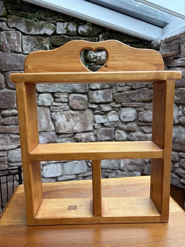 Vintage wooden heart wall - wooden,