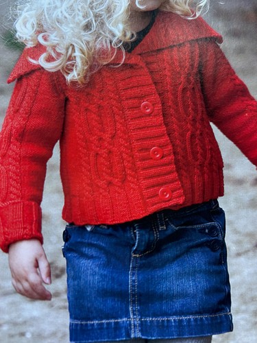 Childs soft knit jacket - knit,
