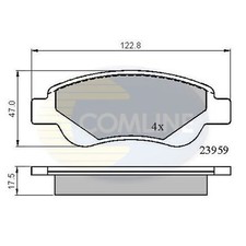 Brake Pads Set For Toyota Aygo