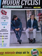 Motorcyclist Illustrated 4/66 Honda CB450 , Harley Sportster, Suzuki 50cc Sports