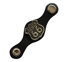 Route66 Black Leather Vest