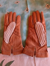 VINTAGE  LADIES DRIVING GLOVES SIZE 7.5