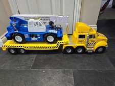 Tonka Mighty Toys Lorry Flatbed With Crane Large