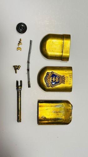 Brass vintage lighter - brass, no