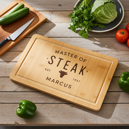 Personalised steak cutting - personalised,