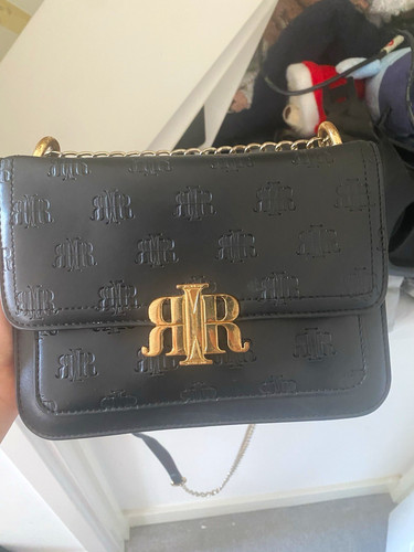 River island black faux - river,