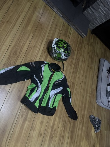 Bike helmet and jacket - helmet,