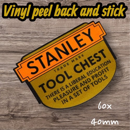 Stanley tool chest sticker - stanley,