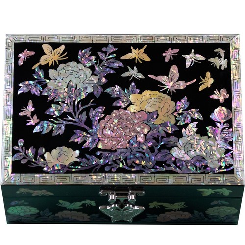 Mother pearl black lacquer - black,