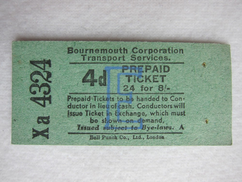 Bus tram ticket - tram,