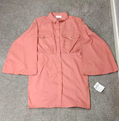 Asos design pink button - pink, front
