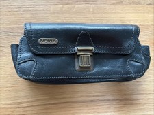 Genuine Nokia 9000 Black Leather Case