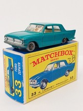 Matchbox Series Lesney No33 Ford Zephyr 6. Original Box 