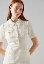 LK Bennett Cream Cotton Mix