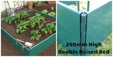 Build bed double - double, raised