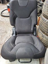 Jeep Cherokee Kl Mk5 Rear 2nd Row Cloth Seat Black Right Side 2016