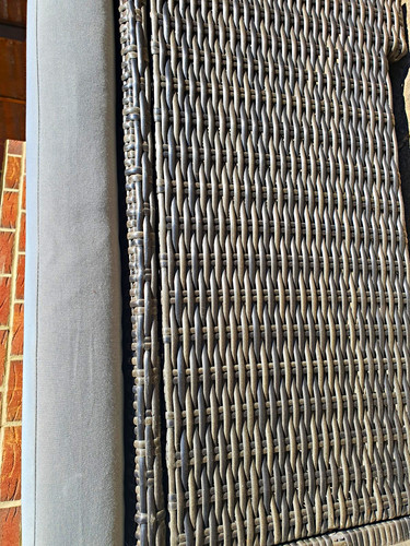 Grey wicker rattan effect - wicker,