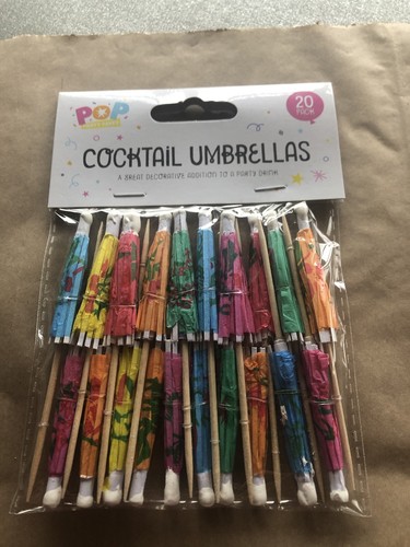 Pack cocktail umbrellas - 20,