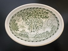 Vintage Crabtree & Evelyn green and white soap dish, Excellent Condition