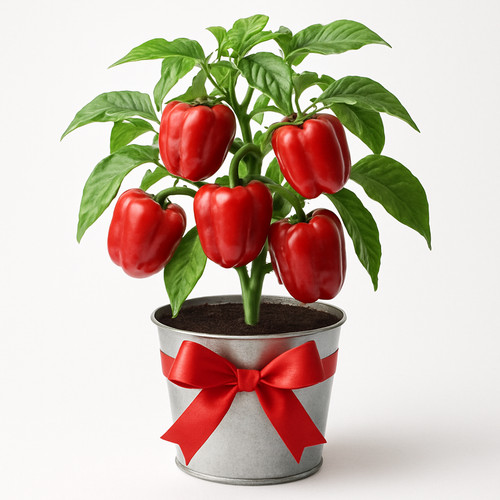 Bell pepper plant - pepper, (red)