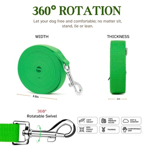 Dog training leash lead - leash, 20m