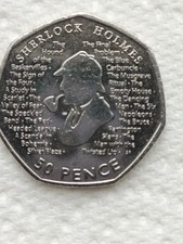 50p Coin 2019 Sherlock Holmes