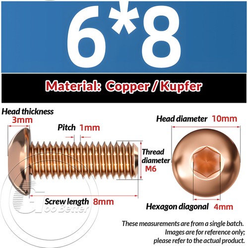 Button head screws - screws, allen