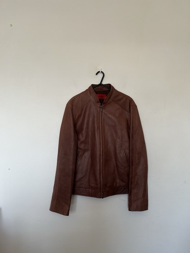 Hugo boss lamb leather jacket - lamb,