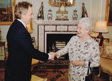 Tony Blair Hand Signed Photo