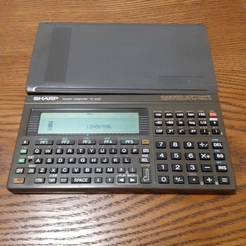 Sharp e500 pocket computer - pc-e500,