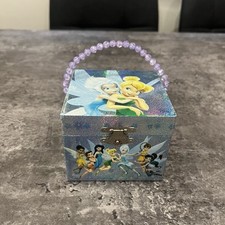 Disney Store Tinkerbell Fairies Musical Jewellery Trinket Box