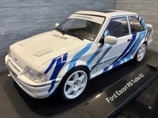 MCG Ford Escort MK IV RS Turbo S2 White tiger stripes 1990 1:18 Model Car